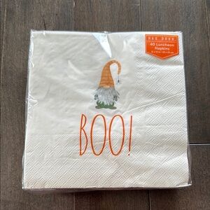 Rae Dunn BOO! Gnome Halloween Napkins